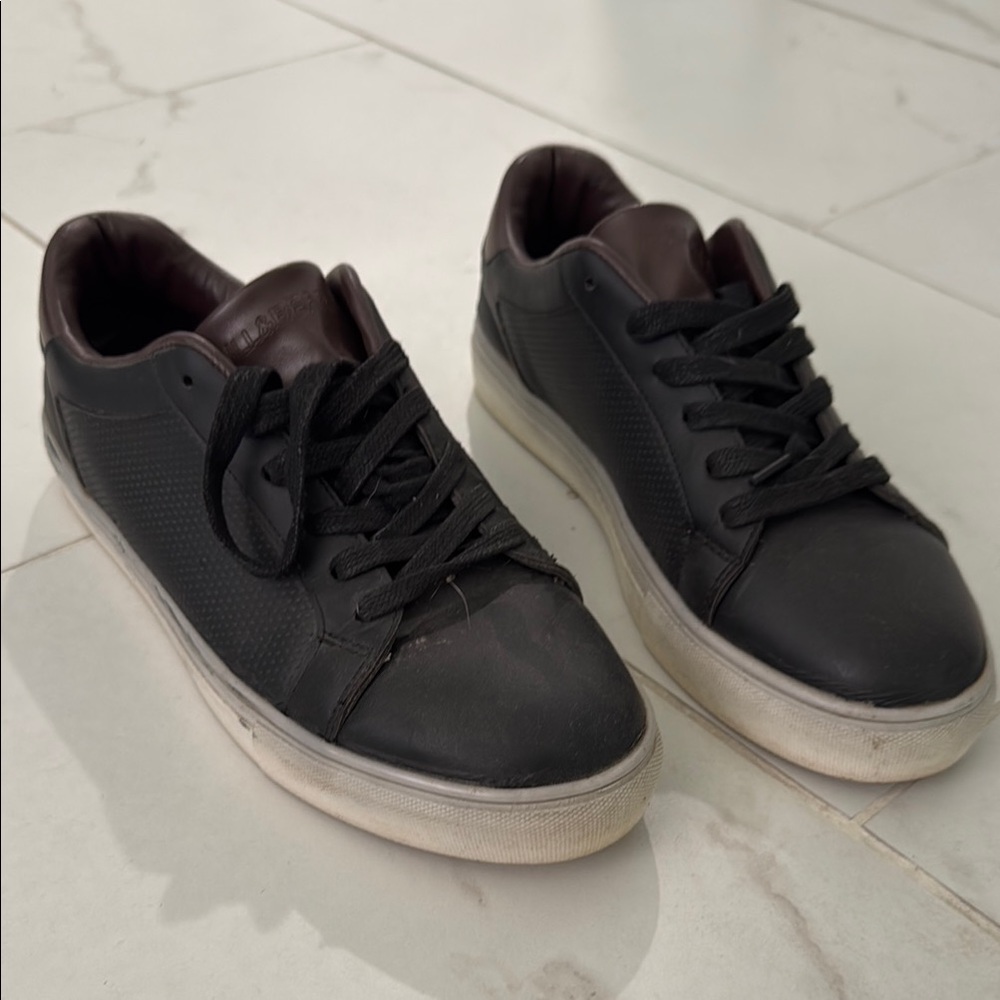 Pull&Bear Black and White Men's Sneakers